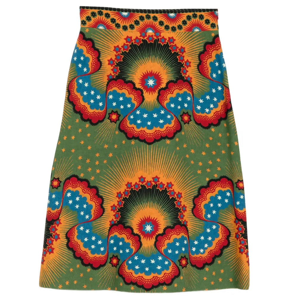 2016 Multicolour Star Print Skirt - Valentino Garavani