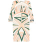 Geometric Print Long Sleeve Dress - PUCCI