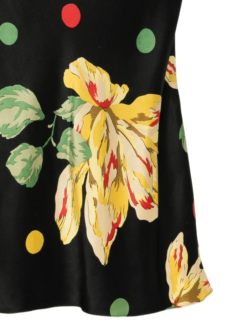 Floral Silk Slip Dress - view 3