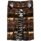 Sequin Silk Skirt with Leather Slit - Dolce & Gabbana