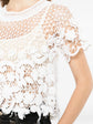 White Crochet Top - view 5