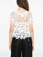 White Crochet Top - view 4