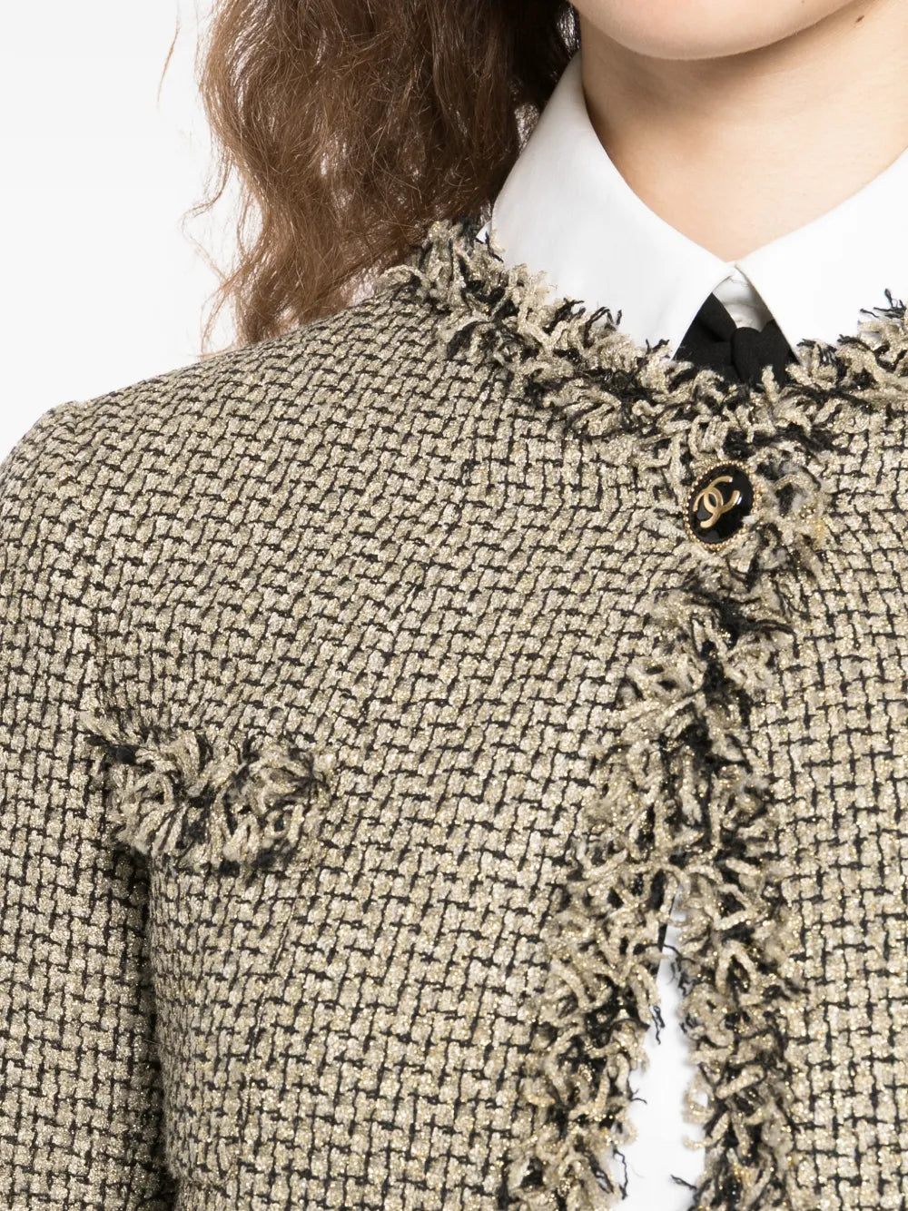 2007 Black & Gold Tweed Jacket - view 5