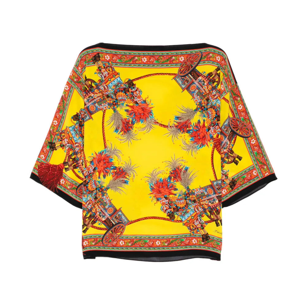Silk Boat Neck Top - view 2