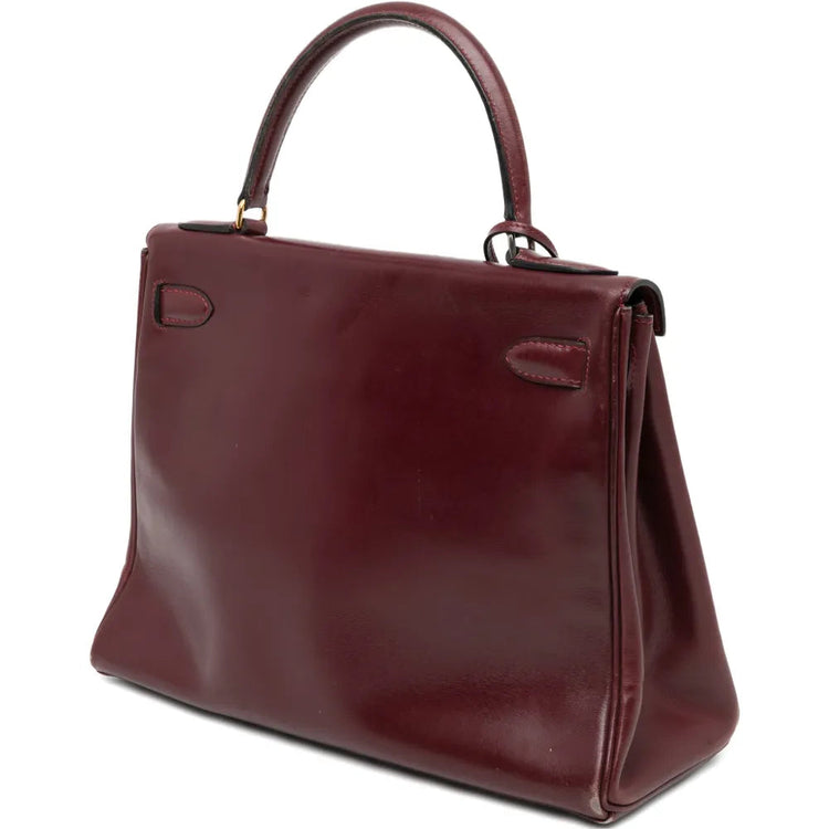 Rouge H Box Leather Retourne Kelly 28 - view 3