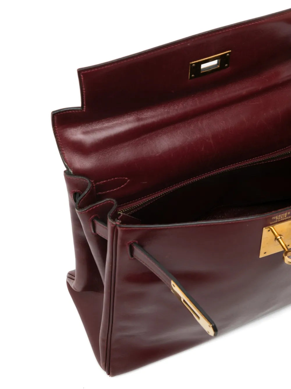 Rouge H Box Leather Retourne Kelly 28 - view 5