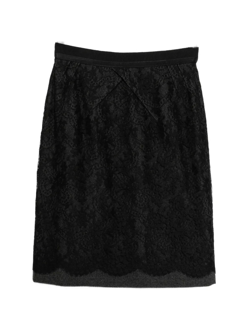 Mid Length Lace Skirt - Louis Vuitton