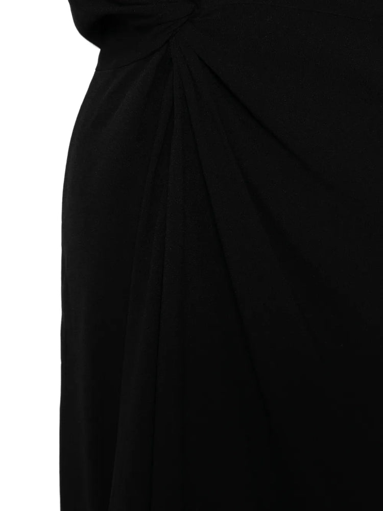 Sleeveless Draped Dress - view 3