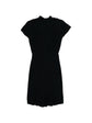 Short Sleeve Tie Neck Dress - view 2