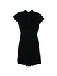 Short Sleeve Tie Neck Dress - Christian Dior