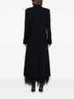 Navy Wool Coat - view 4