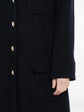 Navy Wool Coat - view 5