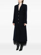 Navy Wool Coat - view 3
