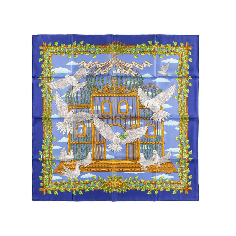 1995 United Nations Silk Scarf
