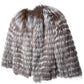 Grey Reversible Fur Coat