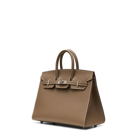 Birkin 25 Sellier Etoupe Epsom PHW