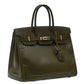 Birkin 35 Ghillies Tadelakt Vert Veronese PBHW