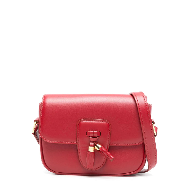 Tassel Crossbody Bag Red GHW