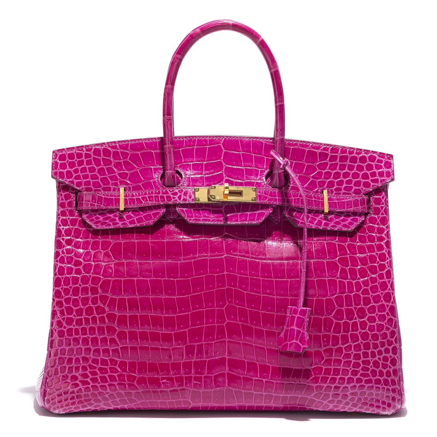 Hermès Birkin 35 Rose Sheherazade GHW in pink
