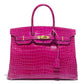 Hermès Birkin 35 Rose Sheherazade GHW in pink