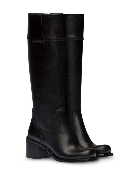 Miu Miu Leather Boots