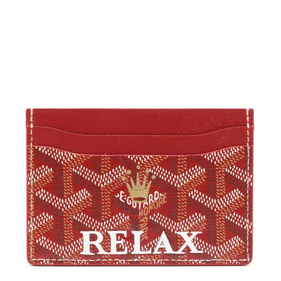 Customised Red Saint-Sulpice Cardholder