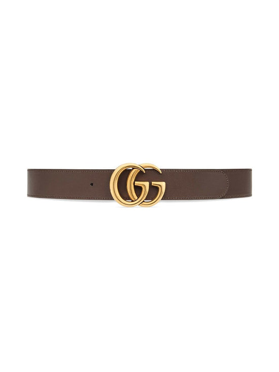 GG Leather Belt Reversible Brown