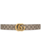 GG Leather Belt Reversible Brown