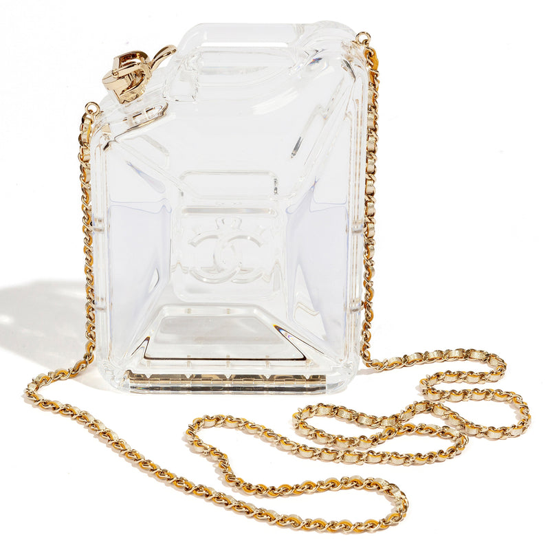 Dubai Tank Transparent Minaudiere Clutch Bag