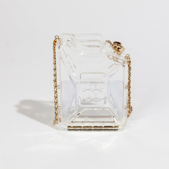Dubai Tank Transparent Minaudiere Clutch Bag