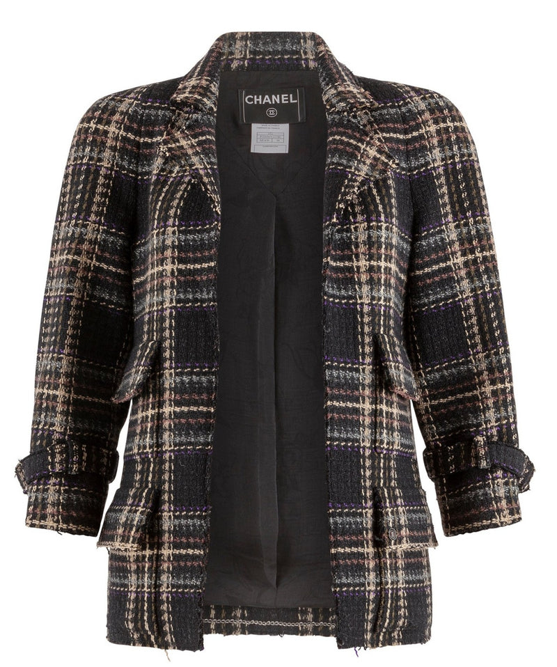 Navy Multi Tweed Jacket