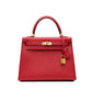 Kelly 25 Sellier Rouge Casaque Epsom GHW