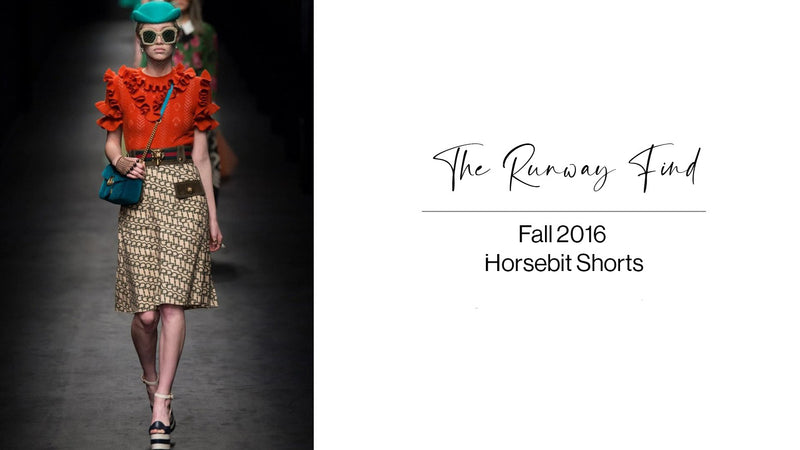 Horsebit Fall 2016 Runway Shorts - Rewind Vintage Affairs