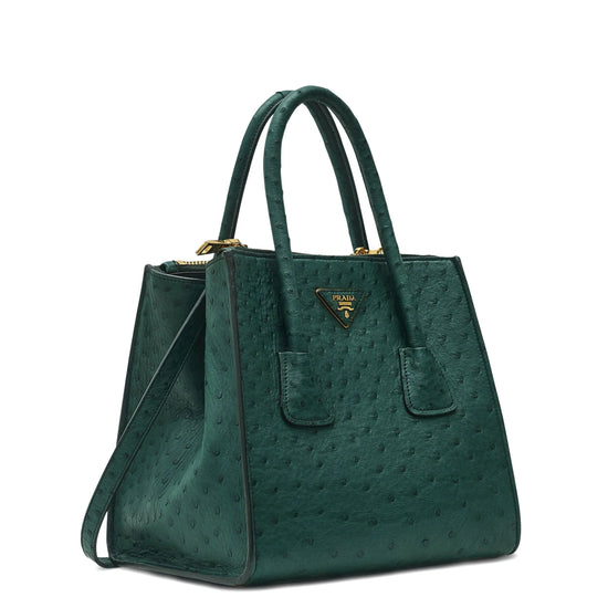 Twin Pocket Tote Emerald
