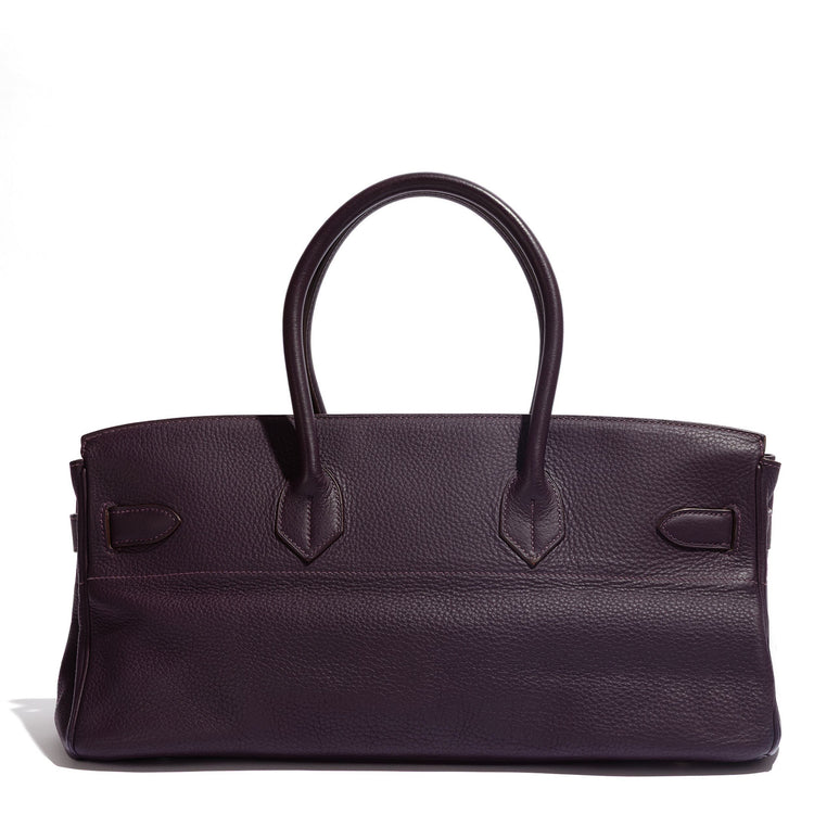 Hermès JPG Shoulder Birkin 42 Raisin Togo PHW in Purple