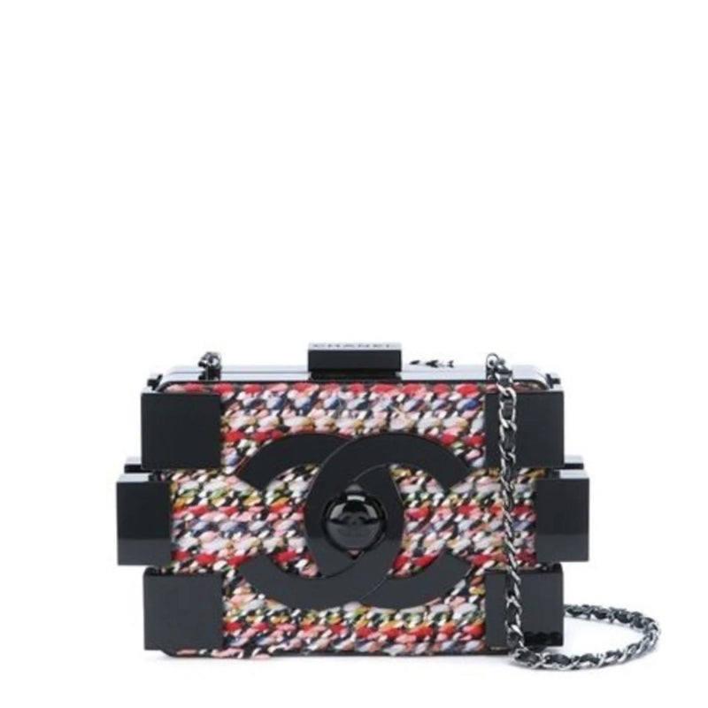 Tweed Boy Brick Lego Minaudière Clutch