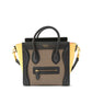 Tricolour Leather Nano Luggage Tote