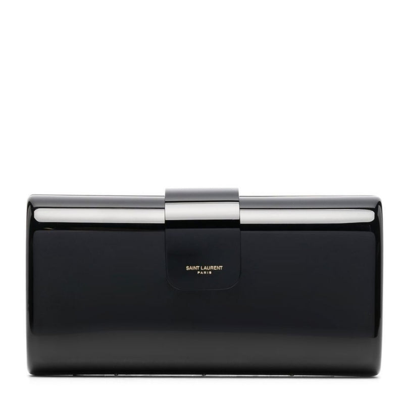 Logo Black Clutch Bag