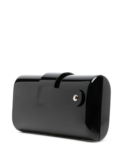 Logo Black Clutch Bag