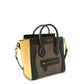 Tricolour Leather Nano Luggage Tote