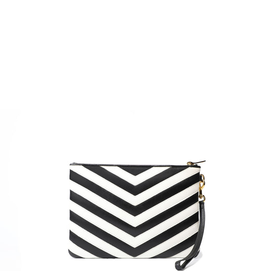 Monochrome Cassandre Matelassé Leather Pouch