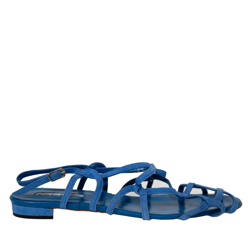 Manolo Blahnik Blue Sandals