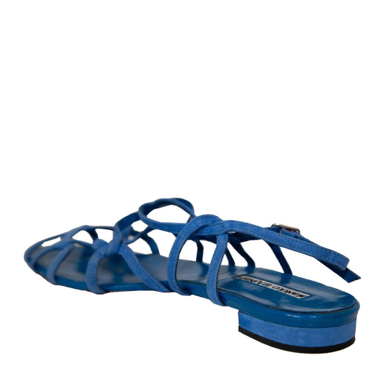 Manolo Blahnik Blue Sandals