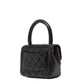 Kelly Quilted Mini Flap Black