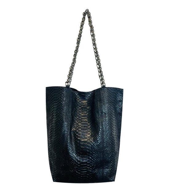 Paris London Crystal Embellished Tote