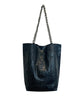 Paris London Crystal Embellished Tote
