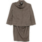 Alexander McQueen 2005 tailored wool skirt suit set with blazer and matching skirt, sophisticated designer ensemble.