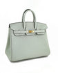 Birkin 25 Gris Neve Togo GHW