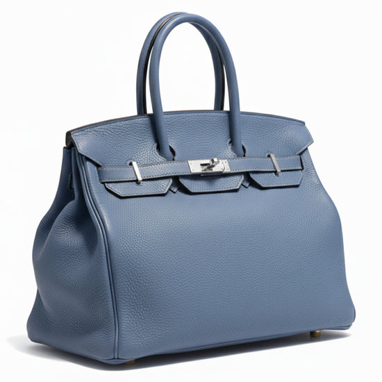 Birkin 35 Blue PHW