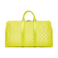 Virgil Abloh Mesh Yellow Keepall 50
